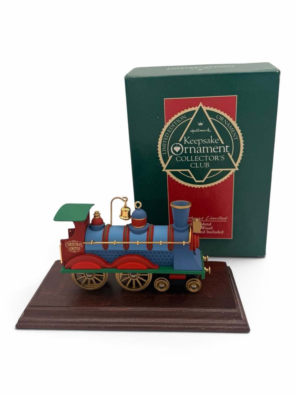 Hallmark Christmas Limited 1990 Train Locomotive Ornament